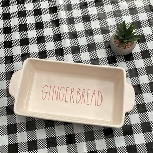 Rae Dunn gingerbread loaf pan 5x9
